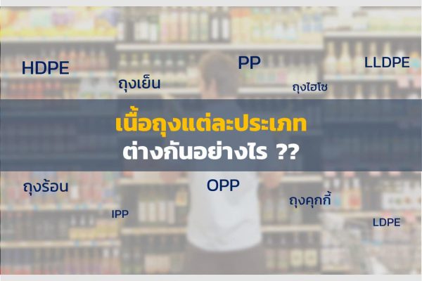 ถงพลาสติก ถุงร้อน ถุงเย็น ไฮเด็น PP PE